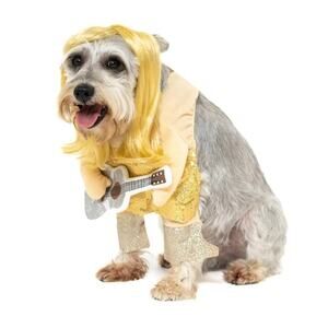 Vibrant Life Halloween Dog Costume and Cat Costume: Rock Star, Size Medium